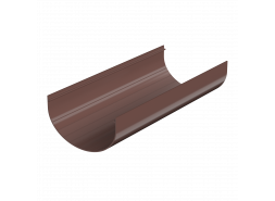 ТН ОПТИМА 120/80 мм, водосточный желоб (2 м), коричневый, шт.